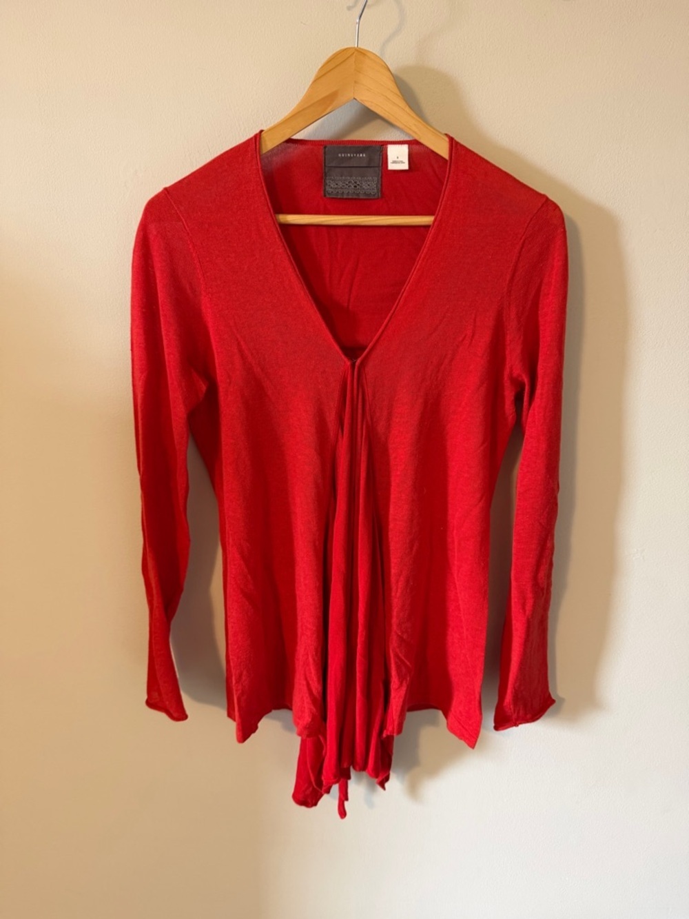 Vintage Anthropologie Guinevere Cascade Snapshot Cardigan